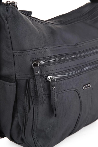 Monalisa Home Lüks 16520 Gray Omuz Çantası - Resim 8