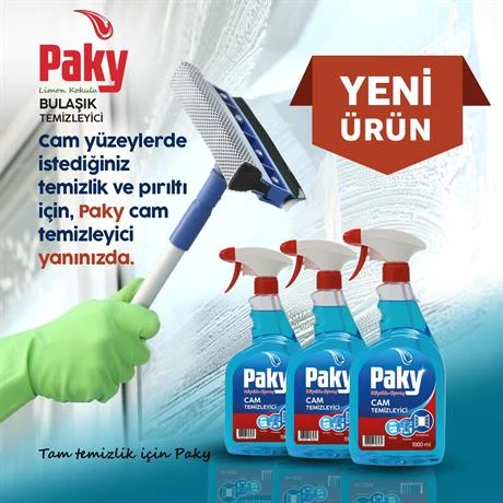 PAKY Cam Temizlik Köpüğü Trigger Sprey 1000 ml - 4