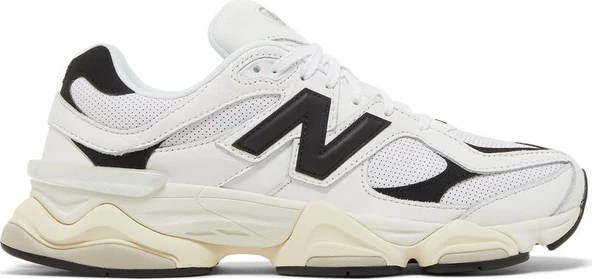 New Balance 9060 White Black Kadın Spor Ayakkabı