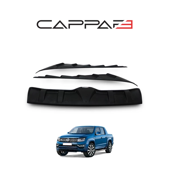 Amarok 2010 - Uyumlu- Dragon Pack Kaput Koruma 3 Parça - Resim 3