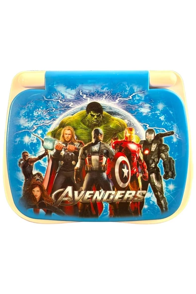Oyuncak Laptop Aveengers HULK Bilgisayar Türkçe-İngilizce 100 Fonksiyonlu Eğitici Oyuncak - 4