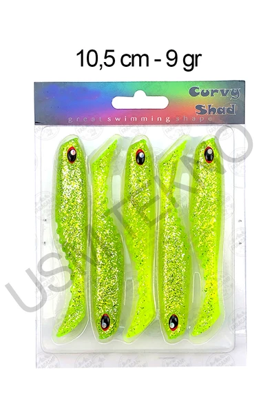 Silikon Balık Sasi Yem 5 Adet 10.5cm 9 Gr Rapala Lures Yapay Yem Turna Levrek Silikon Yem