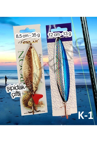 Kaşık 2 Adet Rapala Lures Yapay Yem Turna Kaşığı Turna Levrek Lüfer Alabalık Kaşığı