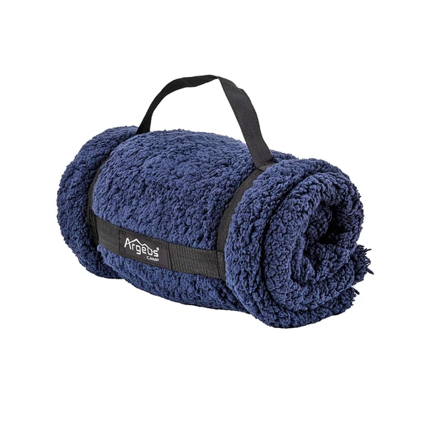Peluş Polar Televizyon Battaniyesi - Lacivert - TV Battaniye - Acil Durum Battaniyesi - 200*180cm - 2