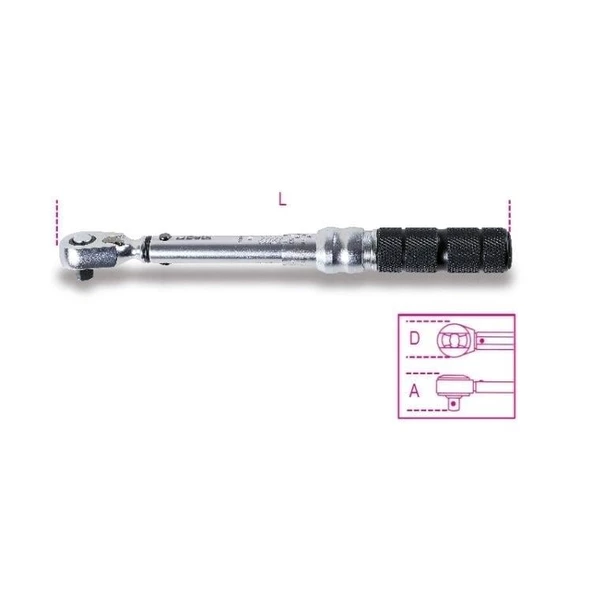 Beta 605E/10 Tork Anahtarı 2-10 Nm - 1/4 - 2