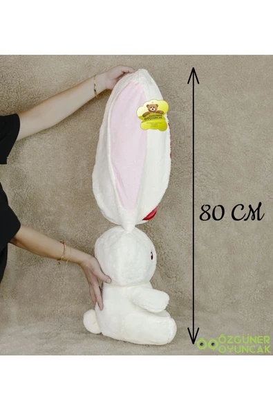 Çilek Tavşan Çantalı 80 cm - 3