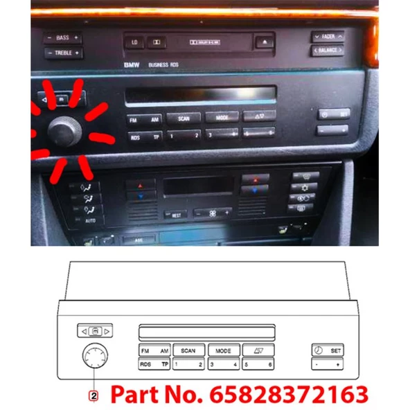 Bmw E39 Ses Düğmesi - Resim 5