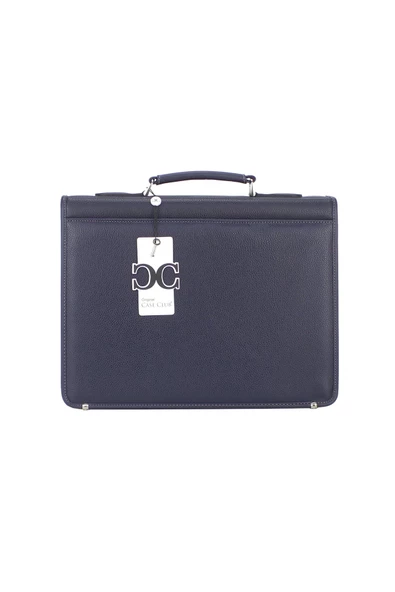 Lacivert Klasik Evrak Model Erkek 15.6 inç Laptop Çantası - 4