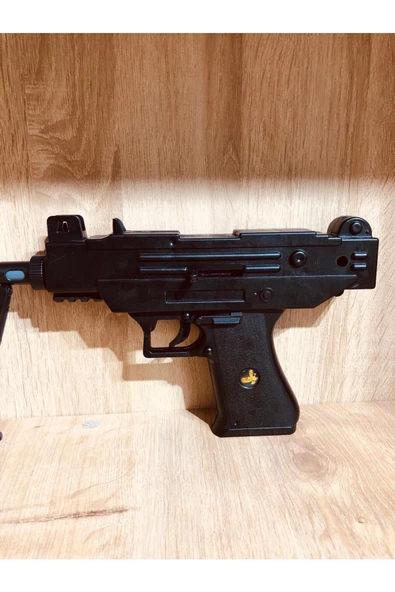 Boncuklu Uzi Bocuklu Tabanca + 21 Paket Mermi - 4