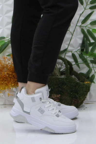 M.P 242-2063 Beyaz Rahat Orijinal Ürün Bilekli Kadın Spor Ayakkabı ürün görseli