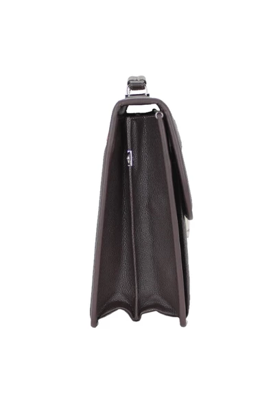 Kahverengi Erkek Evrak Çantası Omuz Askılı 15.6 inç - 2