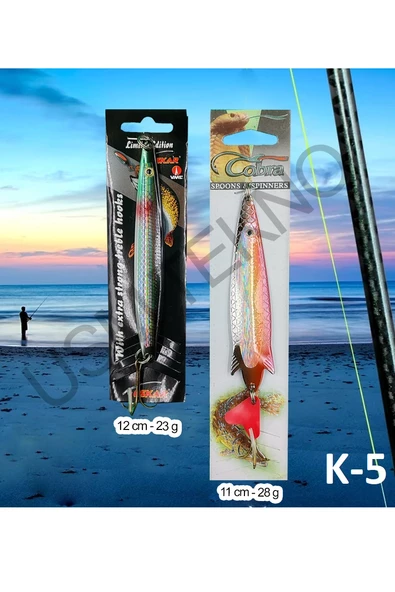 Kaşık 2 Adet Levrek Lüfer Kaşığı Rapala Lures Yapay Yem Turna Kaşığı Alabalık Kaşığı - Resim 5