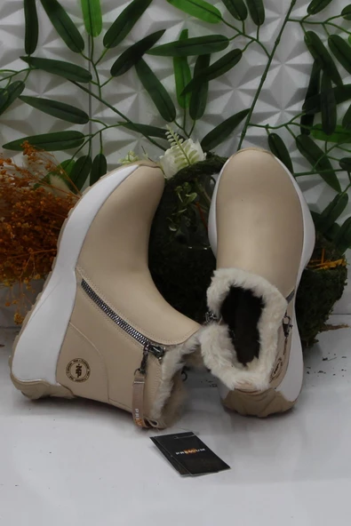 M.P 242-1882 Bej Rahat Orijinal Ürün Kadın Bot - Resim 5