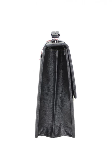 Siyah Vintage Klasik Tarz A4 Kağıt Uyumlu Evrak Çantası - 3