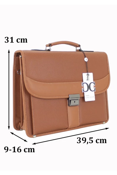 Taba Klasik Evrak Model Erkek 15.6 inç Laptop Çantası - 2