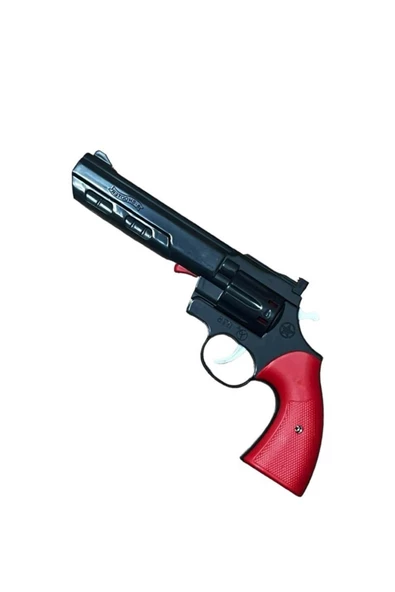 Büyük Boy Oyuncak Kovboy Mantar Tabancası + 18 Adet Mantar Kapsül - 2