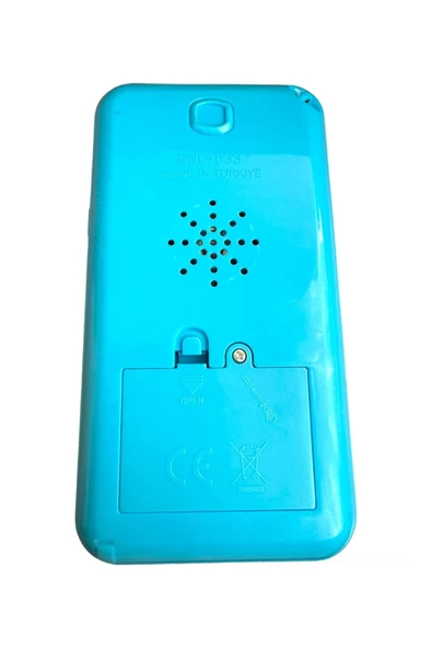 Oyuncak Kukuli Telefon Sesli Işıklı Müzikli Oyuncak Mavi Çocuk Telefonu - 2