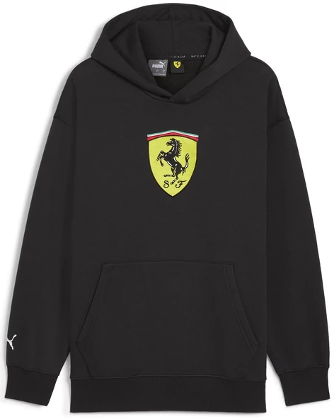 Puma 627054 Ferrari Race Big Shield Hdie Erkek Kapüşonlu Sweatshirt - 2