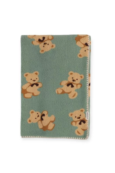 Sevimli Ayı Desenli Wellsoft Battaniye - 2