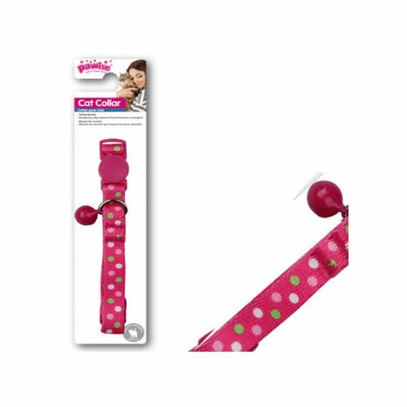 Pawise Pembe Benekli Kedi Boyun Tasması