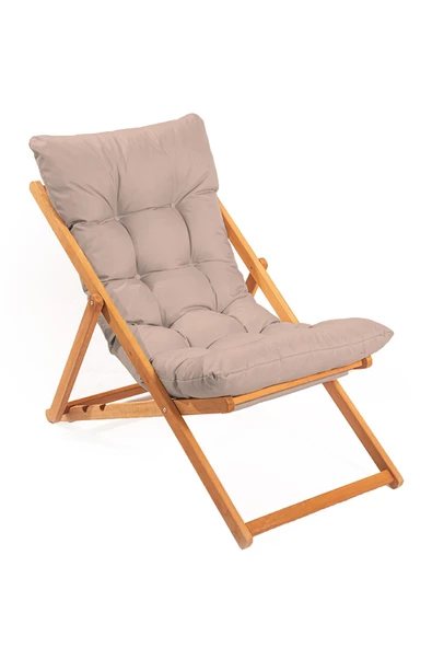 Exent 3 Kademeli Minderli Şezlong ve Sehpa seti - 2