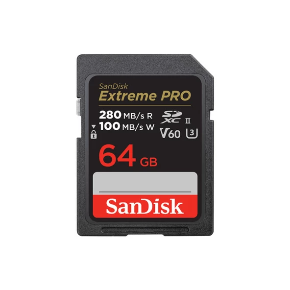 SanDisk Extreme PRO 64GB SDcards,280/100