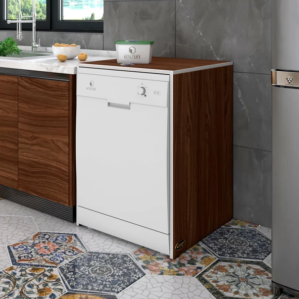 Kenzlife bulaşık&çamaşır&kurutma makinesi dolabı berfu cvz 90*70*60 banyo ofis ürün görseli 1