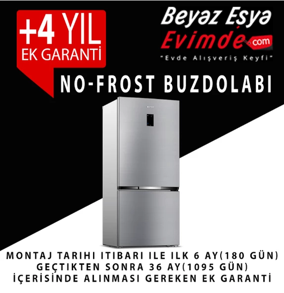 EK GARANTİ BELGESİ / 7-36 Ay İçerisinde Geçerli +4 Yil Ek Garanti Belgesi (No Frost Buzdolabı İçin Geçerli Ek Garanti Belgesi)  (Ürün Değildir Ek Garanti Belgesidir)