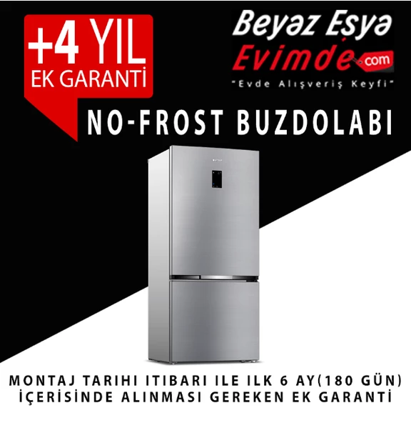 EK GARANTİ BELGESİ / 0-6 Ay İçerisinde Geçerli +4 Yil Ek Garanti Belgesi  (No Frost Buzdolabı İçin Geçerli Ek Garanti Belgesi)  (Ürün Değildir Ek Garanti Belgesidir)