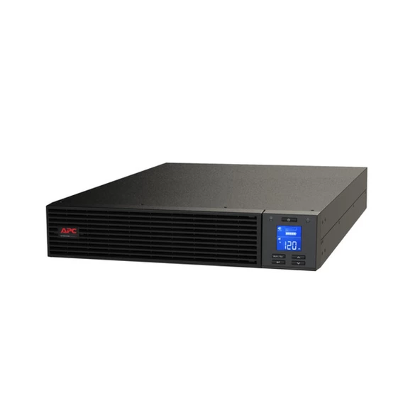 APC Easy UPS On-Line, 3kVA/2400W, Rackmount 2U, 230V, 6x IEC C13 + 1x IEC C19 outlets, Intelligent Card Slot, LCD, W/O rail kit