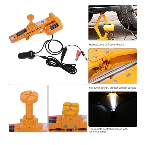 Rico Elektrikli Kriko 12V 2TON RC6035 - 2