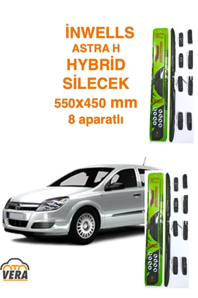 Inwells Astra H   Inwells HYBRİD 8 aparatlı Silecek Takımı  550x450 ürün görseli