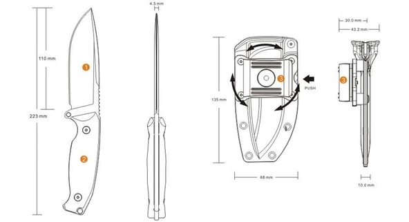 RUIKE F118-G BIÇAK - 4