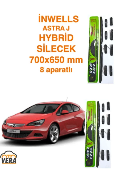 Inwells Astra J-K Inwells HYBRİD 8 aparatlı Silecek Takımı  700x650 - 1