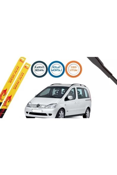Inwells Mercedes Vaneo Inwells Araca Özel Silecek Takımı - 1
