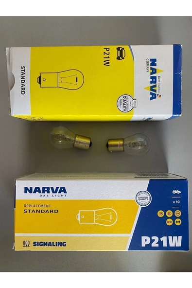 Narva 12v 93 P21w Stop Sinyal Ampulü Tek Duy (10 Adet) 17635 - 2