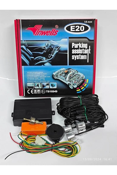 Inwells Otovera 18 mm Yeni Sesli Park Sensörü E20-18mm Gri - 2