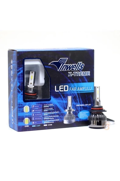 Inwells Hb3 Led Ampul 6000k 8000lm