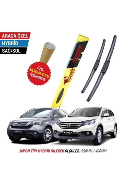 Inwells Honda Cr-v Inwells Hybrid Silecek Takımı (2007-2019) ürün görseli