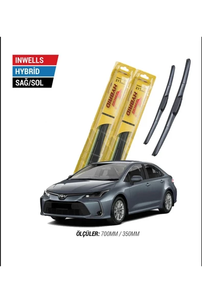 Inwells Toyota Corolla İnwells Hybrid Silecek (2019-2023 Yeni kasa corolla ) 700-350mm ürün görseli