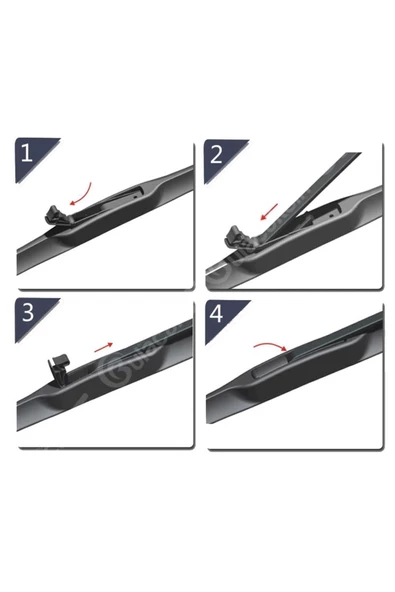 Inwells Hibrit Silecek Takımı Hyundai Ix35 2011-2015 Ile Uyumlu - Resim 3