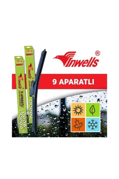 Inwells Skoda Fabia Inwells Muz Silecek Takımı (2007-2014) 550mm / 550mm Aparatlı - 3