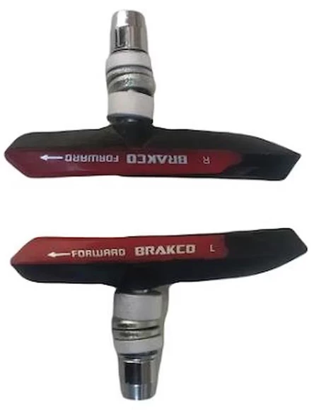 V BRAKE FREN PABUCU - 4 MEVSİM [KIRMIZI / SİYAH] BRAKCO TAIWAN - 1