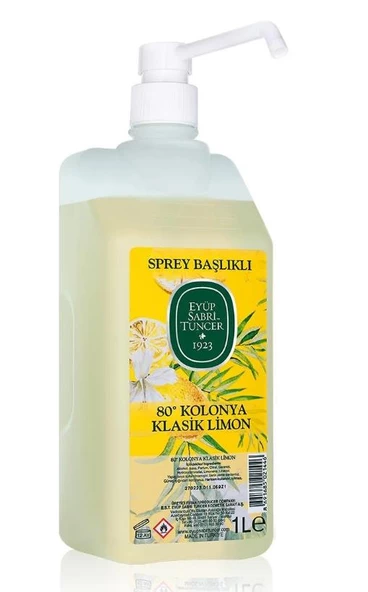 Eyüp Sabri Tuncer Limon Beyaz Süzgeçli 100 Ml Kolonya