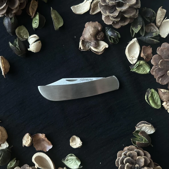 Sürmene El Yapımı Krom Saplı Çelik çakı SRMN4000 - Resim 3