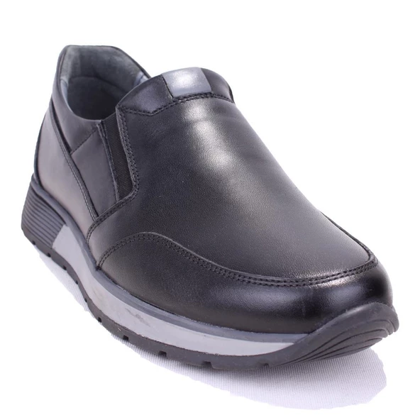 Dagoster DMA08-1060 Siyah Ortopedik Günlük Erkek Deri Ayakkabı ürün görseli