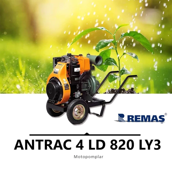 Antrac 4 LD 820 LY3 Dizel Su Motoru 4" Parmak Marşlı Motopomp - 2