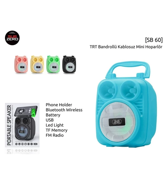 PORTABLE SPEAKER SB60 SES BOMBASI