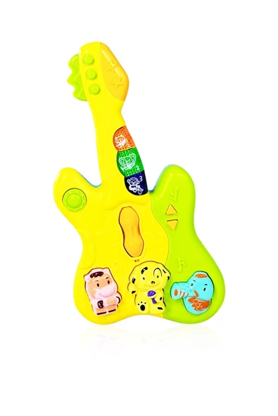 Bebeklerin İlk Konseri! Işıklı Müzikli Gitar Piyano - 3