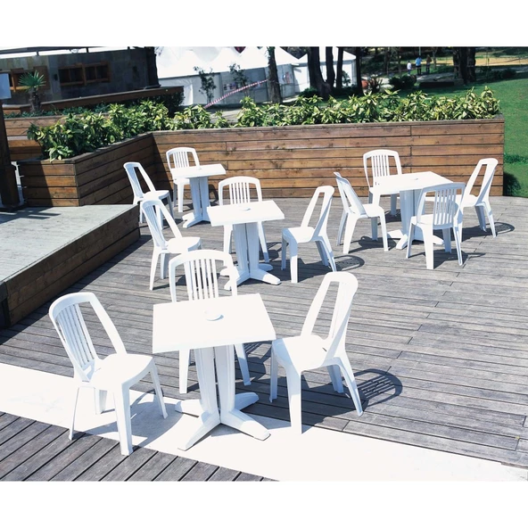 Papatya Favori Sandalye  - 1. Kalite Plastik Bahçe Balkon Sandalyesi - 3